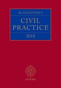 Produktbild: Blackstone's Civil Practice 2018