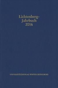 Produktbild: Lichtenberg-Jahrbuch 2016