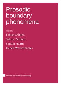 Produktbild: Prosodic boundary phenomena