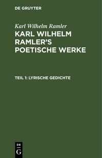 Produktbild: Lyrische Gedichte