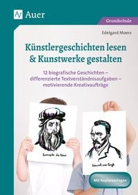 Produktbild: K&uuml;nstlergeschichten lesen & Kunstwerke gestalten