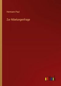 Produktbild: Zur Nibelungenfrage