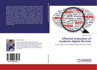 Produktbild: Effective evaluation of academic digital libraries
