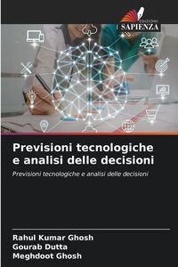 Produktbild: Previsioni tecnologiche e analisi delle decisioni