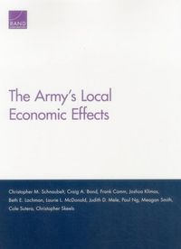 Produktbild: The Army's Local Economic Effects