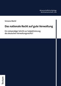 Produktbild: Das nationale Recht auf gute Verwaltung