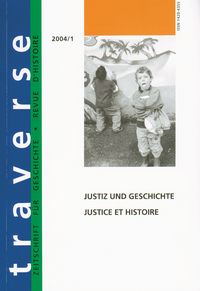 Produktbild: Justiz und Geschichte /Justice et histoire