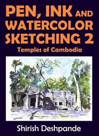 Produktbild: Bocetos con bol&iacute;grafo, tinta y acuarela 2: Templos de Camboya