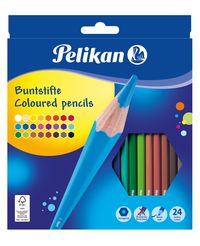 Produktbild: Pelikan Buntstifte sechseckig, 24er Set