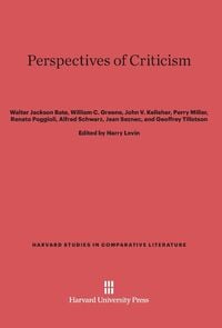 Produktbild: Perspectives of Criticism