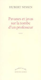 Produktbild: Pavanes et Javas sur la Tombe D'Un Professeur
