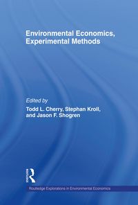 Produktbild: Environmental Economics, Experimental Methods