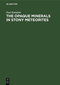 Produktbild: The Opaque Minerals in Stony Meteorites