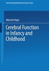 Produktbild: Cerebral Function in Infancy and Childhood