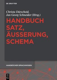 Produktbild: Handbuch Satz, &Auml;u&szlig;erung, Schema