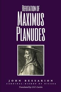Produktbild: Refutation of Maximus Planudes