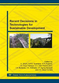 Produktbild: Recent Decisions in Technologies for Sustainable Development