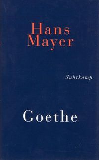 Produktbild: Mayer, H: Goethe