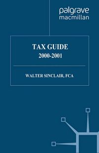 Produktbild: Tax Guide 2000-2001