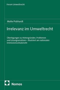 Produktbild: Irrelevanz im Umweltrecht