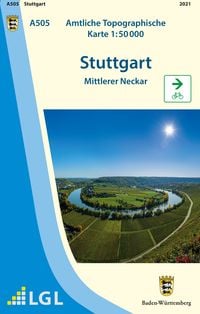 Produktbild: A505 Amtliche Topographische Karte 1:50 000 Stuttgart