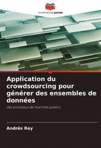 Produktbild: Application du crowdsourcing pour g&eacute;n&eacute;rer des ensembles de donn&eacute;es