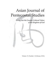 Produktbild: Asian Journal of Pentecostal Studies, Volume 19, Number 1