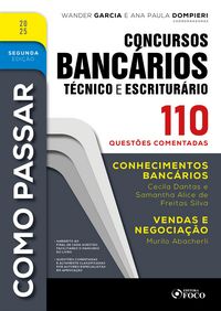 Produktbild: Como Passar em Concursos Banc&aacute;rios - T&eacute;cnico e Escritur&aacute;rio - 2&ordf; Ed - 2025