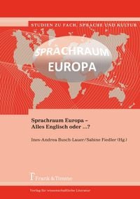 Produktbild: Sprachraum Europa - Alles Englisch oder ...?