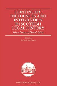 Produktbild: Continuity, Influences and Integration in Scottish Legal History