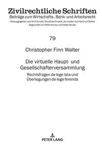 Produktbild: Die virtuelle Haupt- und Gesellschafterversammlung