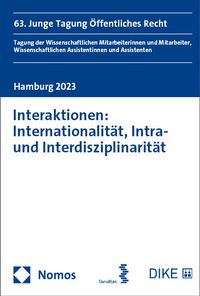 Produktbild: Interaktionen: Internationalit&auml;t, Intra- und Interdisziplinarit&auml;t