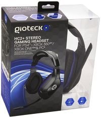 Produktbild: GIOTECK HC2+ Universal Stereo Headset, Kopfh&ouml;rer, kabelgebunden, rot-schwarz (PS4, Xbox 360, Xbox One & PC)