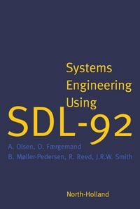 Produktbild: Systems Engineering Using SDL-92