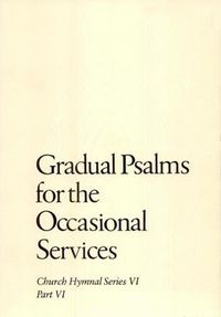Produktbild: Gradual Psalms for the Occasional Services