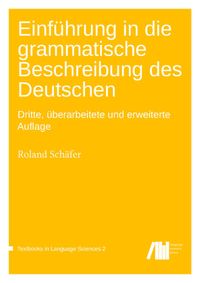 Produktbild: Einf&uuml;hrung in die grammatische Beschreibung des Deutschen