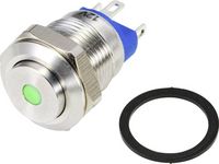 Produktbild: TRU COMPONENTS TC-9219000 Drucktaster 48 V/AC 2A 1 x Aus/(Ein) tastend Gr&uuml;n IP67 1St.