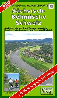 Produktbild: Wander- und Radwanderkarte S&auml;chsisch-B&ouml;hmische Schweiz