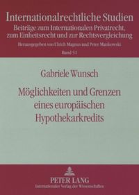 Produktbild: Moeglichkeiten und Grenzen eines europaeischen Hypothekarkredits