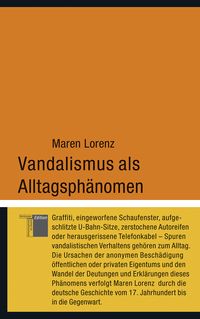 Produktbild: Vandalismus als Alltagsph&auml;nomen