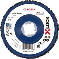 Produktbild: Grobreinigungsscheibe PRO X-LOCK N377 Metall 2608621833 &Oslash; 125 mm Drehzahl max. 5.000 U/min Drehzahl empf. 5.000 U/min