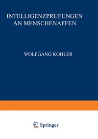 Produktbild: Intelligenzpr&uuml;fungen an Menschenaffen