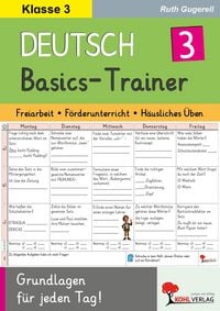 Produktbild: Deutsch-Basics-Trainer / Klasse 3