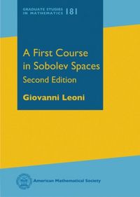 Produktbild: Leoni, G:  A First Course in Sobolev Spaces