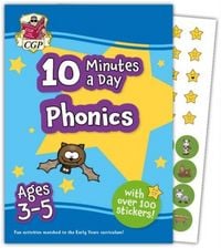 Produktbild: 10 Minutes a Day Phonics for Ages 3-5 (with over 100 stickers)
