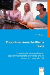 Produktbild: Lingner, D: Popul&iquest;issenschaftliche Texte