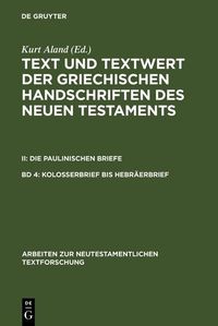 Produktbild: Kolosserbrief bis Hebr&auml;erbrief