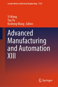 Produktbild: Advanced Manufacturing and Automation XIII