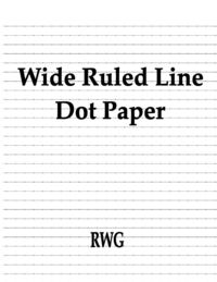 Produktbild: Wide Ruled Line Dot Paper