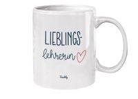 Produktbild: Teachly Tasse, Lieblingslehrerin, blau